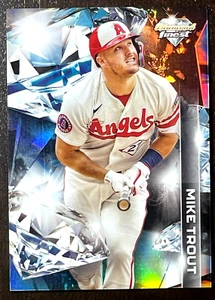 2024 Topps Finest Mike Trout Diamond Finest Refractor #DF-3 Angels SP - Picture 1 of 3