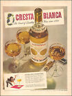 1944-Vintage Ad For Cresta Blance California Wine`Bottle Wine Glasses (041415)