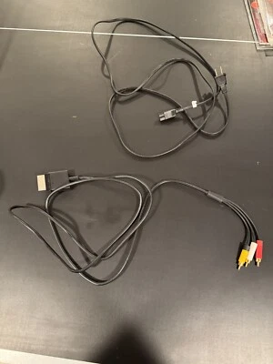 Microsoft XBOX 360 VGA HD AV Cable  S44 And Power Cord - Image 1 of 4