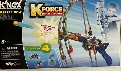 Juego de construcción de arco de batalla K’nex K Force Build And Blast completo con extras KNEX Foto 1 de 4