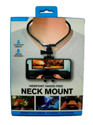 Prime Connect Manos Libres Teléfono Inteligente Grabación Celular Hablando Cuello Montaje Foto 1 de 4