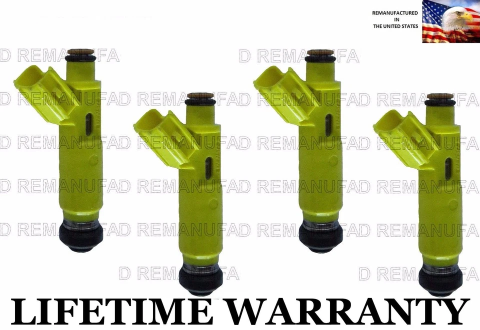 Injetores de combustível Denso Flow genuínos atualizados 4x combinados para Toyota RAV4 01-03 - Imagem 1 de 1