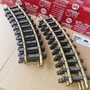 6 x LGB 1100 Half Circle G Scale 45mm Garden Railway Train Brass Track R1 Curves - Picture 1 of 4