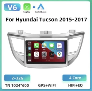 Hyundai Tucson 2015 - 2017 Navigatore Carplay Android 2 GB RAM 32 GB ROM - Foto 1 di 13
