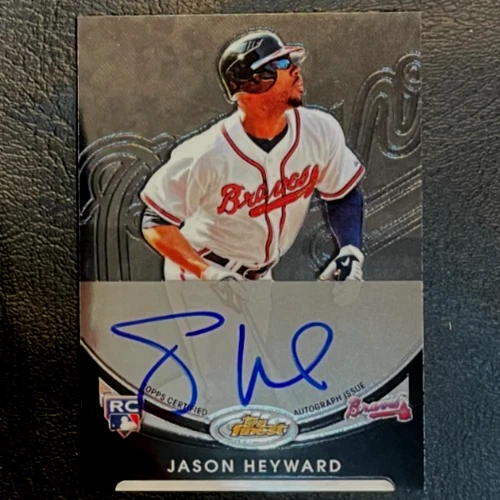 2010 Topps Finest Rookie Redemption #FFR-1 Jason Heyward Autograph Braves RC - Image 1 of 2