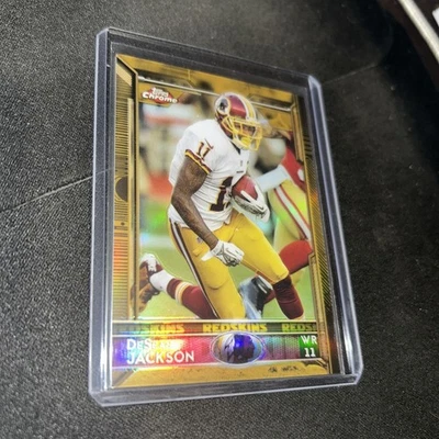 2015 Topps cromo Desean Jackson SP #52 refractor de oro #13/50 Foto 1 de 2