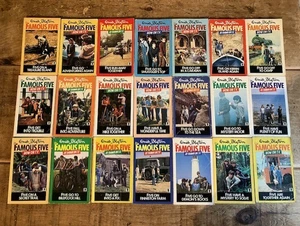 Enid Blyton FAMOUS FIVE complete set of 21 books TV paperbacks vintage 1980's - Picture 1 of 2