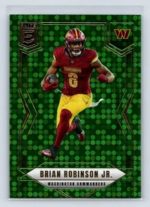 Brian Robinson Jr. 2025 Donruss Elite #25 Green Disco Washington Commanders 3-15 - Bild 1 von 2
