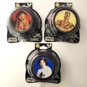 Disney Star Wars 4Kidz Hot Buttons Chewbacca C-3PO Princess Leia Talking Toys 3 - Picture 1 of 5