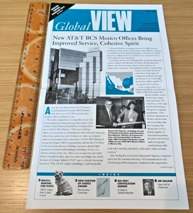 AT&T Global View employee news May 1994 Global Business Comms Systems GBCS - Picture 1 of 8