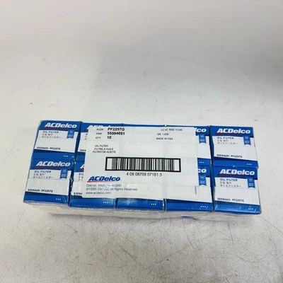 Lote de 10 novos filtros de óleo de motor originais do fabricante e vedação de tampa 55594651 PF2257G - Imagem 1 de 3