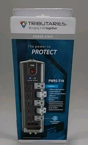 Tira de alimentación giratoria Tributaries 10 salidas con supresión de sobretensiones, filtrado PWRS-T10 - Imagen 1 de 7