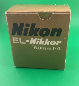 Nikon EL Nikkor 50mm f/4N obiettivo ingranditore ottime condizioni - Foto 1 di 12