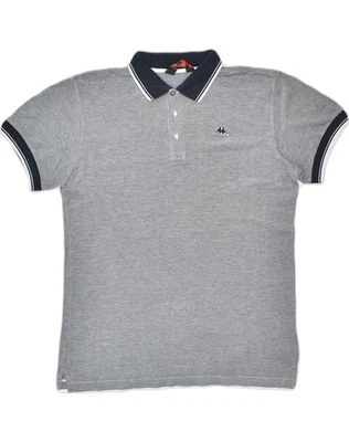 KAPPA Womens Polo Shirt UK 18 XL Grey Cotton DQ02 - Image 1 of 3