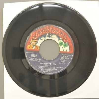 45 RPM 7" KISS Promo Nothin To Lose Mono / Stereo Ships Free in USA - Image 1 of 2