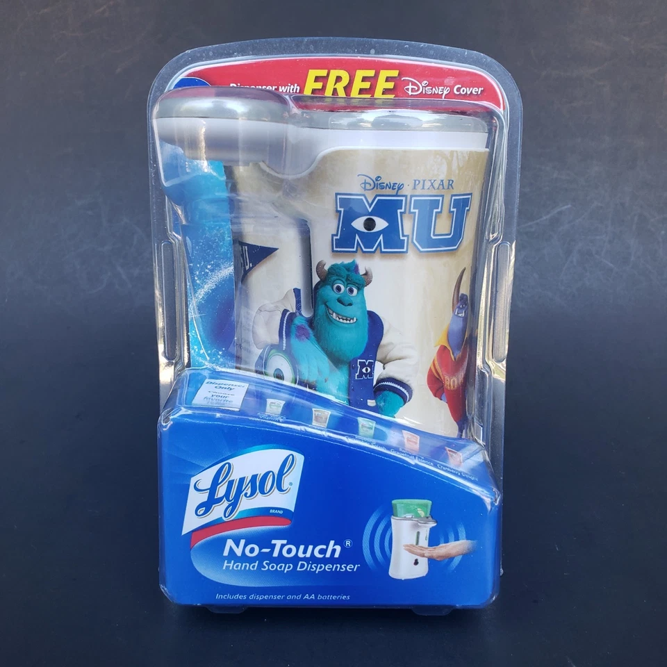 Lysol No Touch Hand Soap Dispenser Disney Pixar Monsters Inc University