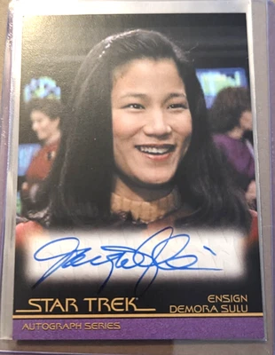 2008 The Star Trek Movies In Motion Jacqueline Kim as D Sulu A72 autograph card - Image 1 of 2