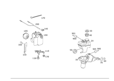 Подлинный контейнер Mercedes-Benz 203-430-00-02 - Изображение 1 из 2