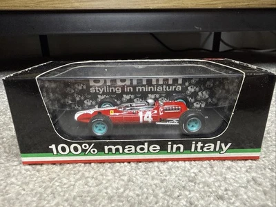MODELOS BRUMM 1/43 FERRARI 512 RODRIGUEZ F1 GRAN PREMIO COCHE 1965 #14 R321CH Foto 1 de 4
