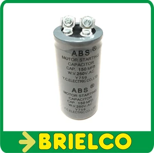 CONDENSADOR ARRANQUE BOBINADO MOTOR 150MF 250V 68X35MM APRX 50-60HZ BD10549 - Bild 1 von 2