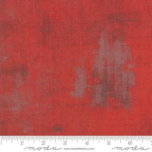 Moda Quilt Fabric Grunge Basics Red by BasicGrey by half-yard #30150 151 - Picture 1 of 1