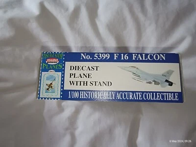 Model Power Postage Stamp Planes Blue Range 1/126  General Dynamics F16A No.5399 - Image 1 of 4