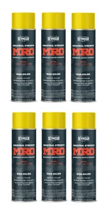 6-PACK 620-1419 Seymour Industrial High-Solids Spray Paint, Safety Yellow, 16 oz - Picture 1 of 9