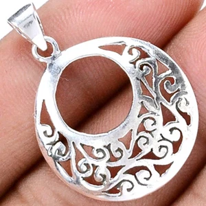 Joyería colgante de filigrana plata esterlina 925 SSS SPJ2118 - Imagen 1 de 1