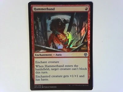 Foil Hammerhand	 Iconic Masters - Magic the Gathering MTG - Red - Image 1 of 2