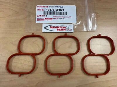 09-12 RAV4, 09-17 CAMRY 3,5 L COLECTOR DE ADMISIÓN JUNTA PLENUM 17176-0P021 QT=3 Foto 1 de 3