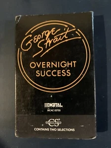 George Strait Overnight Success Cassette Single-USED - Picture 1 of 4