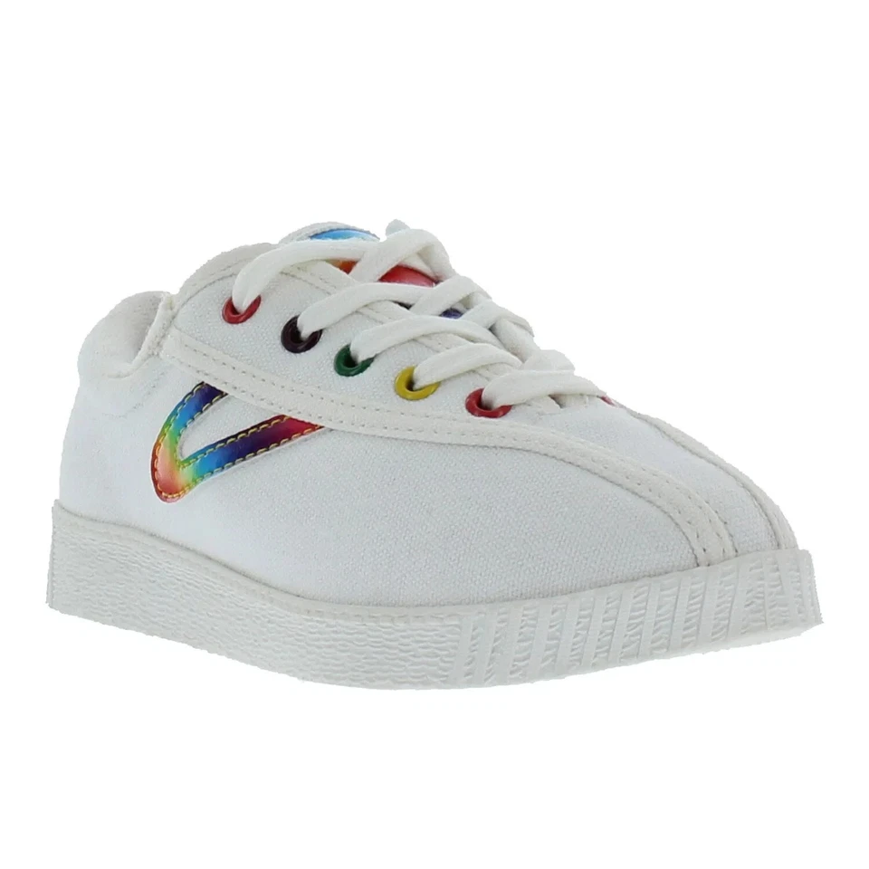 Zapatillas Tenis Tretorn Niños 5M Blanco/Arco Iris Lil Nylite Plus Lona Foto 1 de 3
