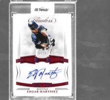 2022 Panini Flawless EDGAR MARTINEZ Autograph AUTO #FS-ED 18/20 Mariners