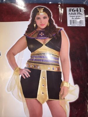 Disfraz CLEOPATRA, Talla 18/20, 4 Piezas, Diadema, Cuello Vestido Capa, Cleo Beauty Foto 1 de 4