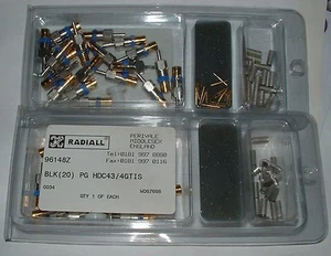 Box of 20 Radiall HDC43/4GTIS coax connector RG179 75 ohm type-43 - Picture 1 of 4