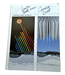 Zellerbach Paper Company folder with sample advertising booklet brochures 1980 - Picture 1 of 12