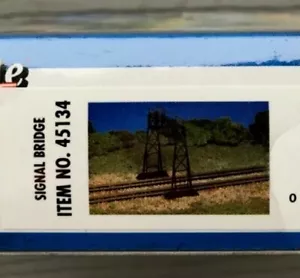 BACHMANN PLASTICVILLE 1/87 HO SIGNAL BRIDGE MODEL BUILDING KIT ITEM # 45134 F/S - Picture 1 of 3