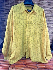 PELLE PELLE Marc Buchanan VTG Button Shirt Turntable DJ Festival Music RARE XL - Picture 1 of 13