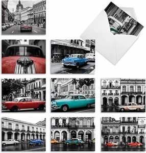 The Best Card - 10 Assorted Thank You Notecards Bulk Box Set 4 X 5.12 Inch W/En - Picture 1 of 7