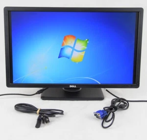 Dell P2412Hb 24" LCD Monitor Scratch on Screen VGA DVI - Picture 1 of 10