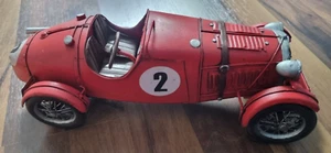 Großes Modell Auto Retro Deko Vintage-Look Metall  Modellauto  - Bild 1 von 2