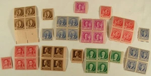 FAMOUS AMERICANS SERIES U.S. STAMPS MISC MINT BLOCK & SINGLES 1940 - Picture 1 of 5