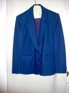 JACKET - THIMBLES – ROYAL BLUE – 4 - 100% WOOL - Picture 1 of 2