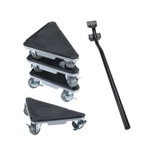 Furniture Moving Dolly 3 Wheels Heavy Duty Wheel Movers Lockable Lifter Mover... - Picture 1 of 6