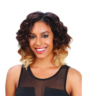 ATTRAK 5PCS - QUE BY MILKYWAY HUMAN HAIR BLEND WEAVE EXTENSION SHORT CUT