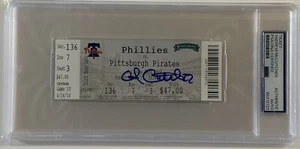 Boleto firmado Andrew McCutchen 300 HR 14/04 2024 Piratas v Filis PSA/DNA - Imagen 1 de 1