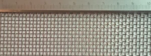 Edelstahl Drahtgewebe mit 2 mm Maschenweite, 0,5 mm Drahtstärke,150 cm x 100 cm  - Picture 1 of 2