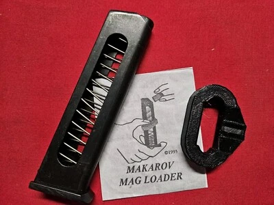 Cargador Makarov búlgaro 9x18 8 rondas con cargador de velocidad.  Foto 1 de 4