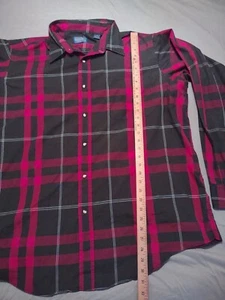 Great Northwest Mens 2XLT Tall Long Sleeve Flannel Button Up Shirt, Vtg Blue Tag - Picture 1 of 12