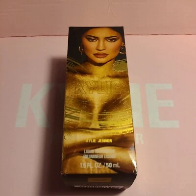 KYLIE COSMETICS 24K Birthday FACE BODY GLOW Gold LIQUID HIGHLIGHTER NIB  - Image 1 of 4